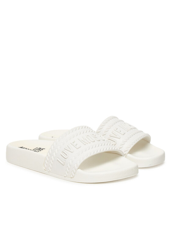 LOVE MOSCHINO LOVE MOSCHINO Šľapky JA28342G0OI22100 Biela