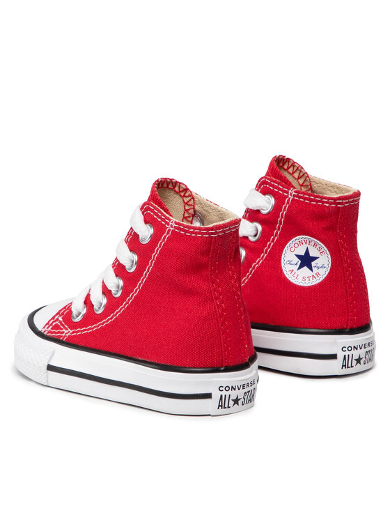 Converse haute rouge online pas cher