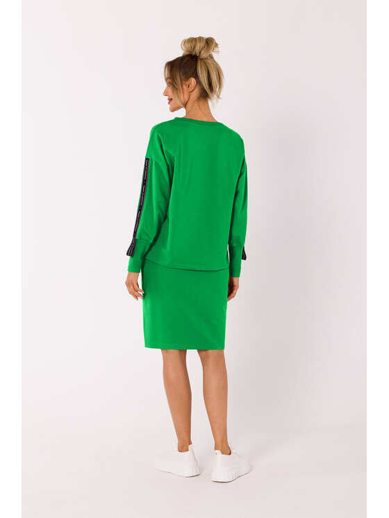 Made of Emotion Made of Emotion Felpa M727 Verde Premium Fit