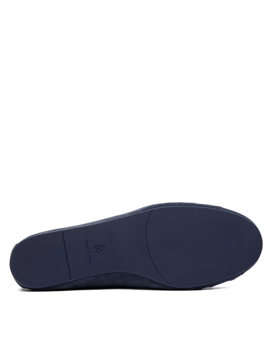 Stuart Weitzman Stuart Weitzman Mokasíny Britt Bow SM414 Tmavomodrá