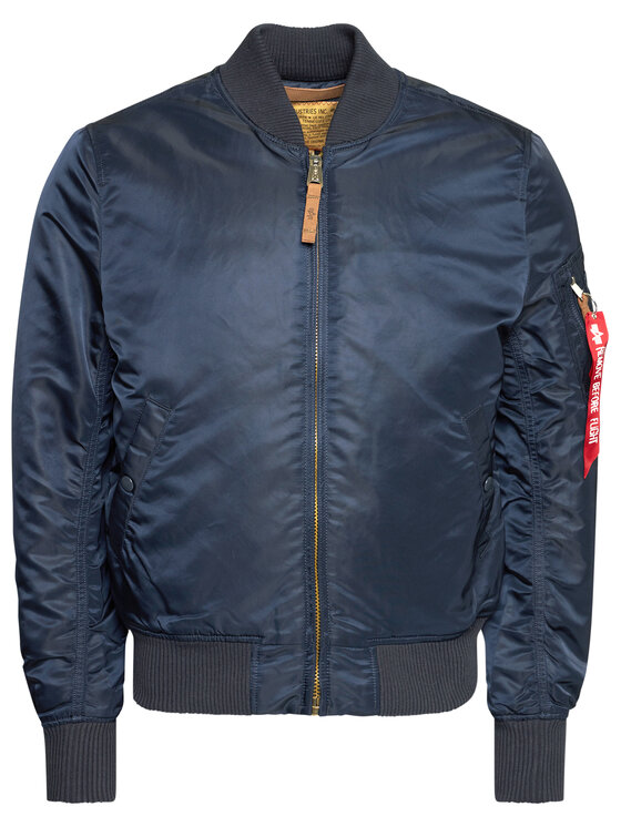 Alpha Industries Alpha Industries Μπόμπερ μπουφάν Ma-1 Vf 59 191118 Σκούρο μπλε Slim Fit