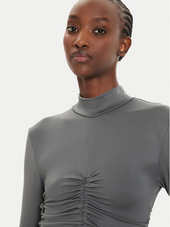 Brave Soul Brave Soul Bluza LLT-589GRETAGREY Siva Slim Fit
