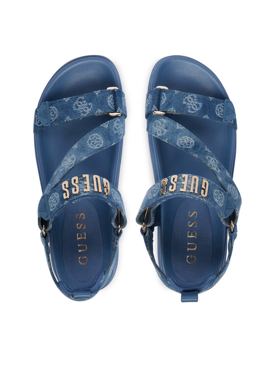 Guess Guess Sandály FLJFTT DEN03 Modrá