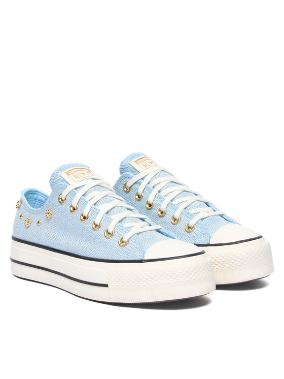 Converse Converse Trampki Chuck Taylor All Star Heathered Glam A17596C Niebieski