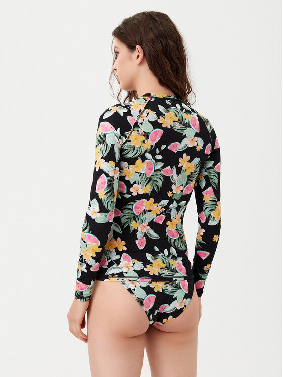 Banana Moon Banana Moon Top pentru înot Oohla Print Negru