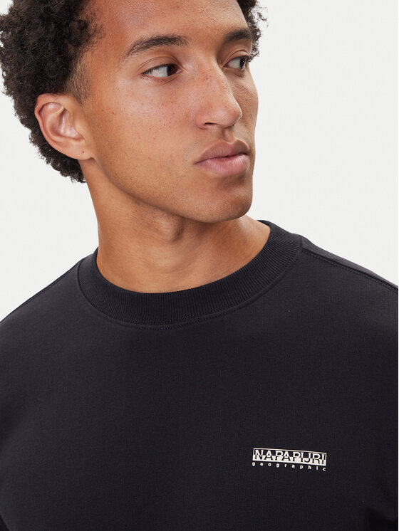 Napapijri Napapijri Felpa B-Small Box C NP0A88TP Nero Relaxed Fit