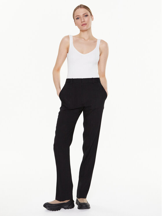 MMC Studio MMC Studio Τοπ Stripe Εκρού Slim Fit