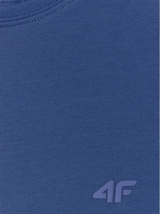 4F 4F T-Shirt NOS Granatowy Slim Fit
