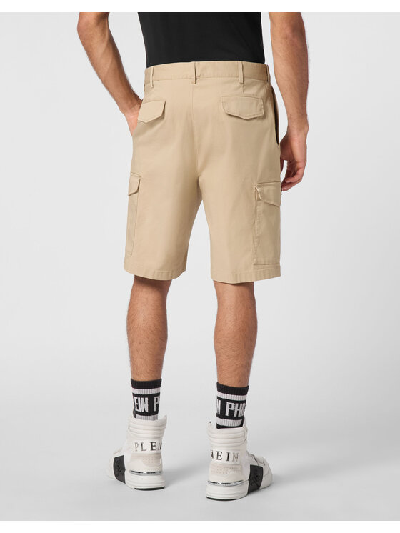 PHILIPP PLEIN PHILIPP PLEIN Pantaloncini 9389 Beige Regular Fit