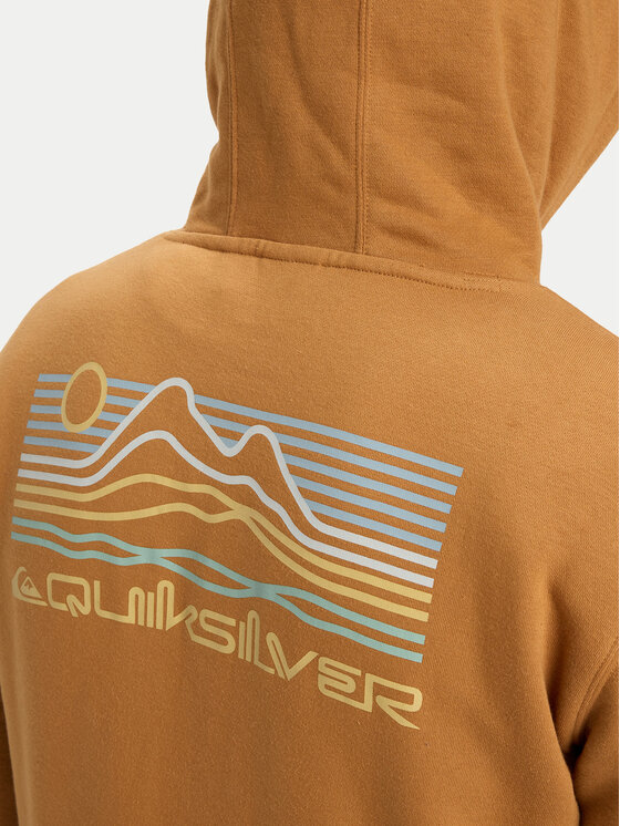 Quiksilver Quiksilver Sweatshirt Light Waves EQYFT05168 Orange Regular Fit