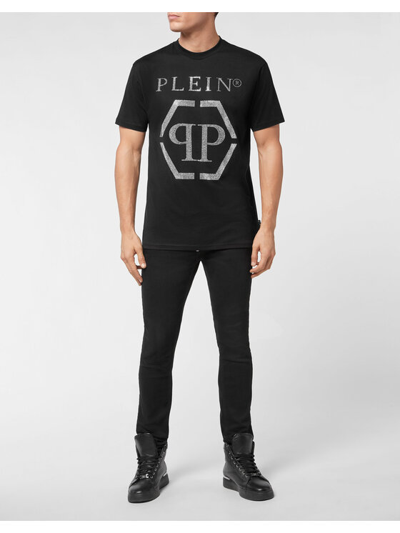 PHILIPP PLEIN PHILIPP PLEIN T-Shirt 8411 Černá Regular Fit