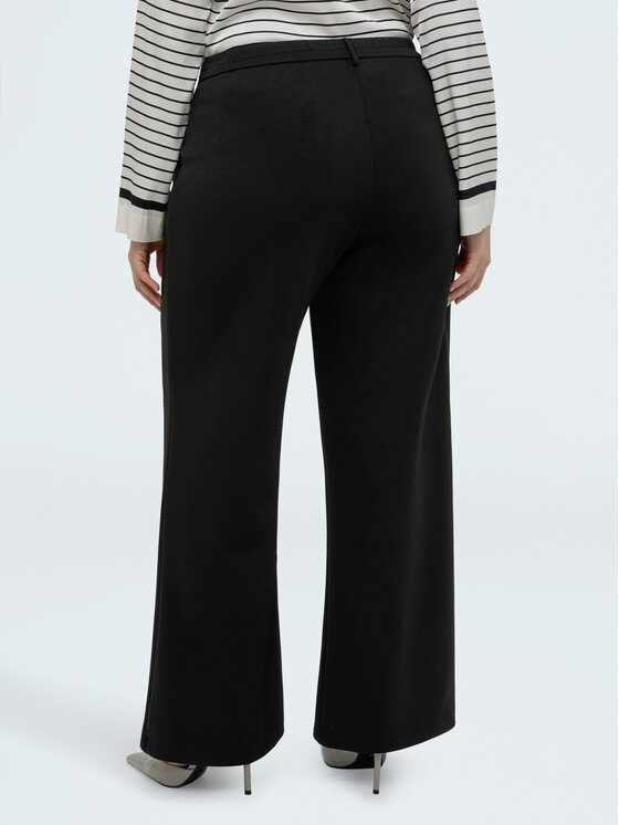 Fiorella Rubino Fiorella Rubino Pantaloni di tessuto P828L002356N033 Nero Regular Fit
