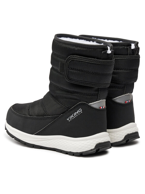 Viking Viking Μπότες Χιονιού Equip Pull-On Warm Wp 1V 3-94420-2 Μαύρο
