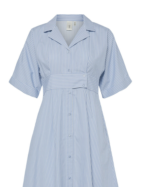 YAS YAS Haljina košulja Astor 26037276 Plava Regular Fit