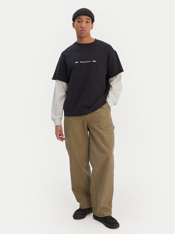 Quiksilver Quiksilver Jeansy Mercury Straight Out EQYNP03325 Beżowy Wide Leg