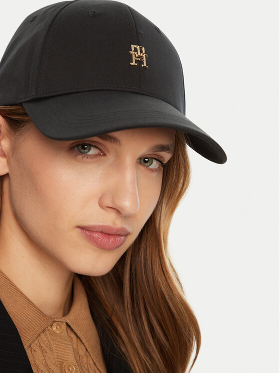 Tommy Hilfiger Tommy Hilfiger Καπέλο Jockey AW0AW16843 Μαύρο