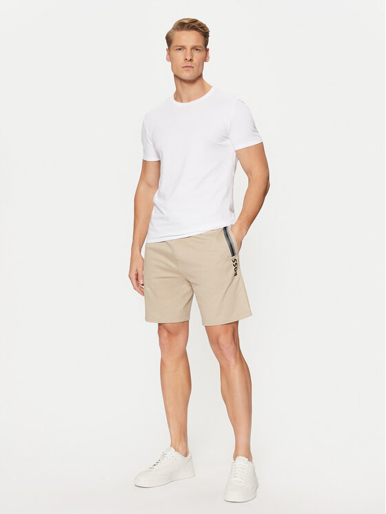 BOSS BOSS Športne kratke hlače Authentic 50535837 Bež Regular Fit
