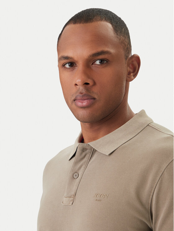 JOOP! Jeans JOOP! Jeans Polokošeľa Ambrosian 30045619 Béžová Modern Fit