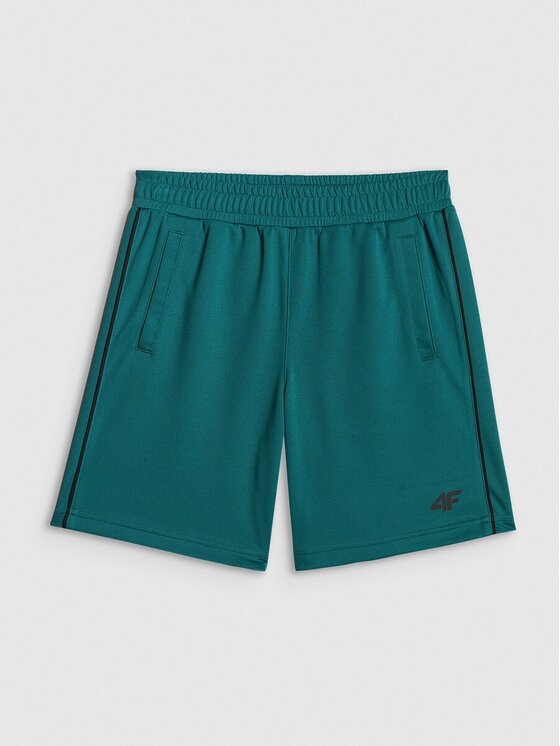 4F 4F Pantaloncini sportivi 4FJRSS26TFSHM1693-46S Verde Regular Fit