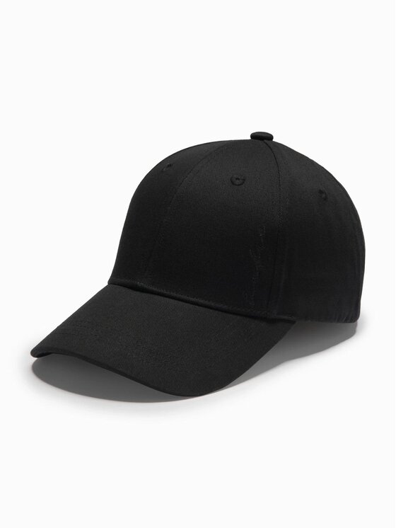 Ombre Ombre Czapka z daszkiem OM-ACCS-0102 Czarny