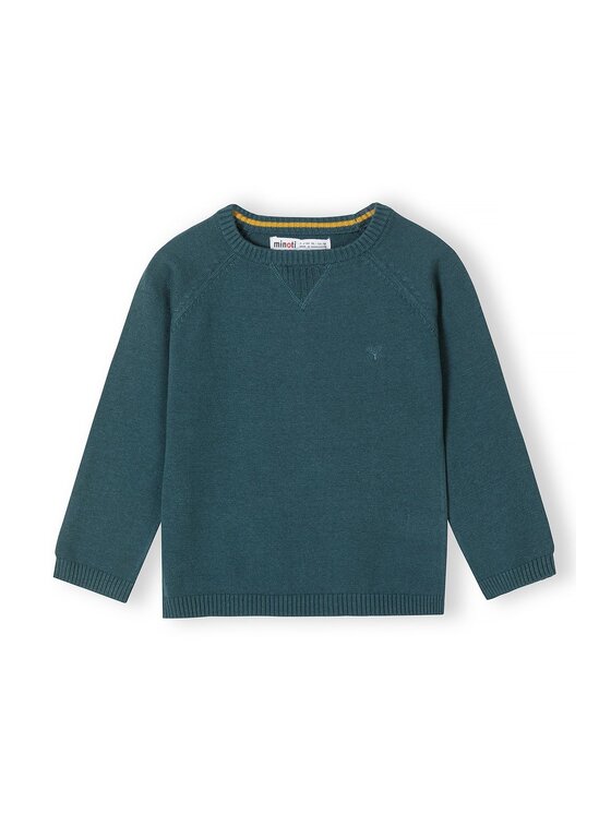 MINOTI MINOTI Sweter 11JUMPER 1 Zielony Regular Fit