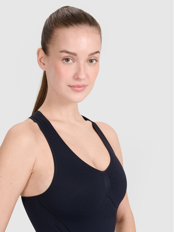 4F 4F Body TRAINING SEAMLESS Czarny Slim Fit