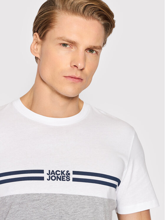 T-shirt Steve 12200229 Bianco Regular Fit