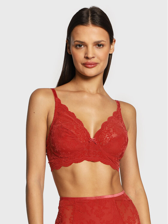 Triumph Triumph Traadita rinnahoidja Amourette 300 Rococo 10213082 Punane