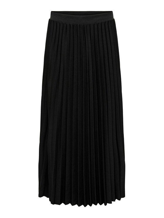ONLY ONLY Плисирана пола 15277887 Черен Regular Fit