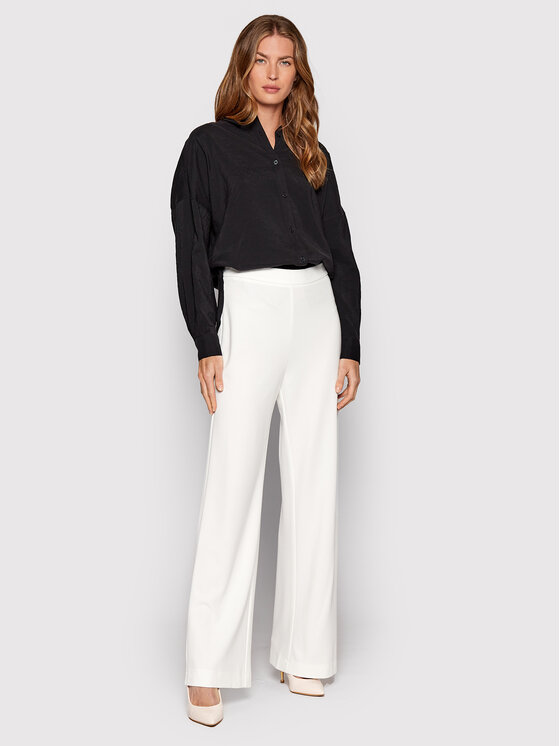 Pantaloni di tessuto P3L7DAN Beige Regular Fit