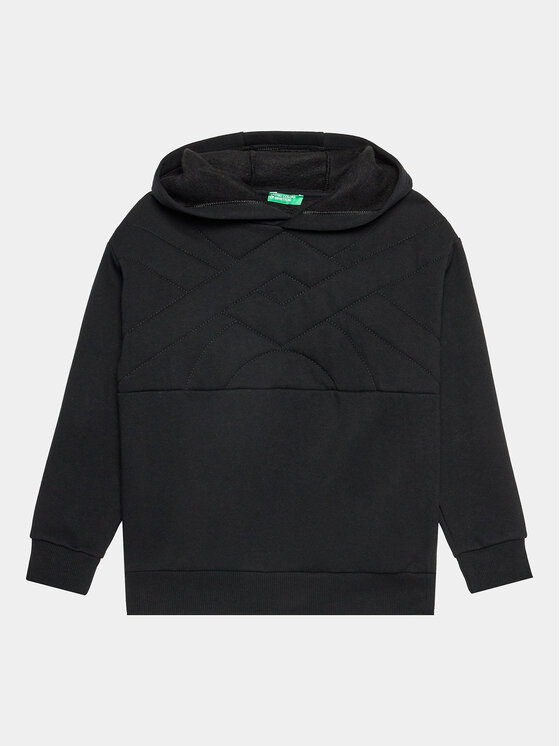 United Colors Of Benetton Bluză 3N2ZC2039 Negru Regular Fit