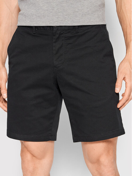 Tommy Hilfiger Tommy Hilfiger Шорти з тканини Brooklyn MW0MW23563 Чорний Regular Fit