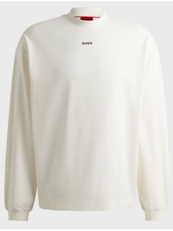 HUGO HUGO Bluza 50511029 10248326 Biały Regular Fit
