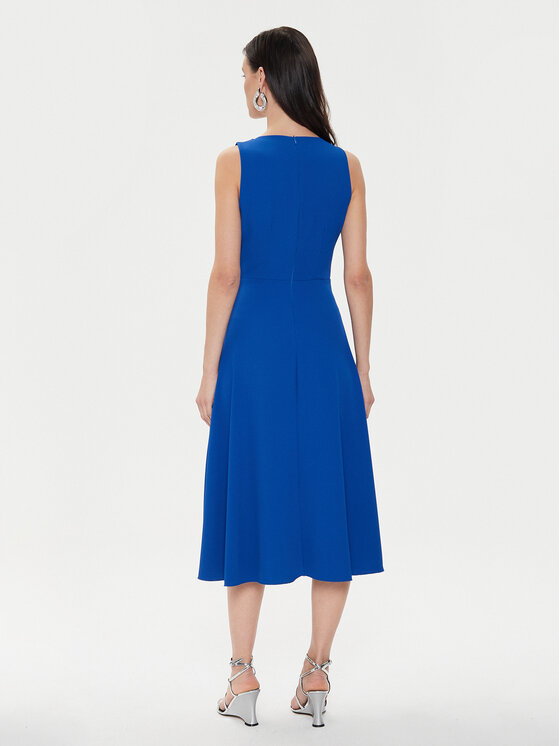 Rinascimento Rinascimento Cocktail obleka CFC0118517003 Modra Regular Fit