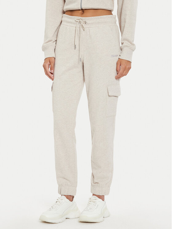 DKNY Sport Teplákové nohavice DP4P3505 Sivá Regular Fit