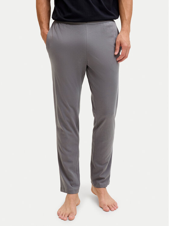 Jack & Jones Jack & Jones Pidžama hlače Clyde 12291501 Siva Regular Fit