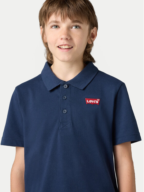 Levi's® Levi's® Тениска с яка и копчета 9EA893-U2E Тъмносин Regular Fit