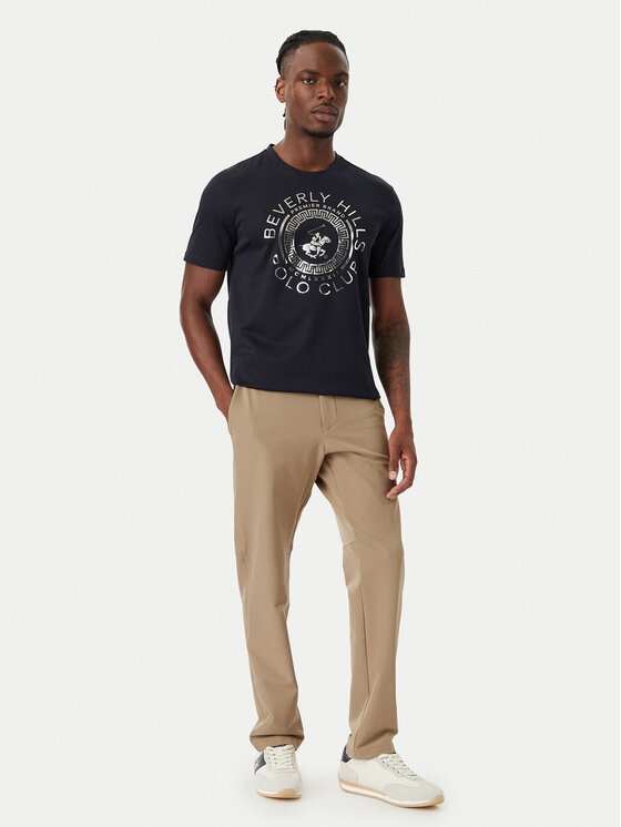 Beverly Hills Polo Club Beverly Hills Polo Club T-Shirt M1342 Granatowy Regular Fit