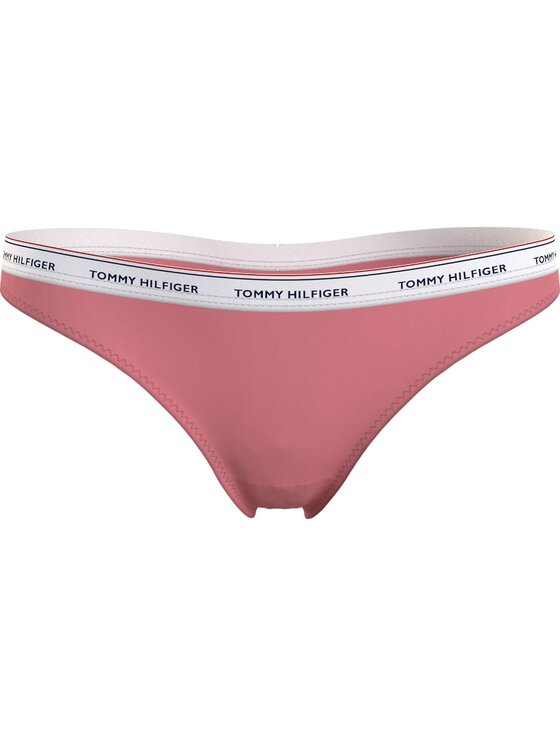 Tommy Hilfiger Tommy Hilfiger Stringi THONG 3P UW0UW04894 Kolorowy