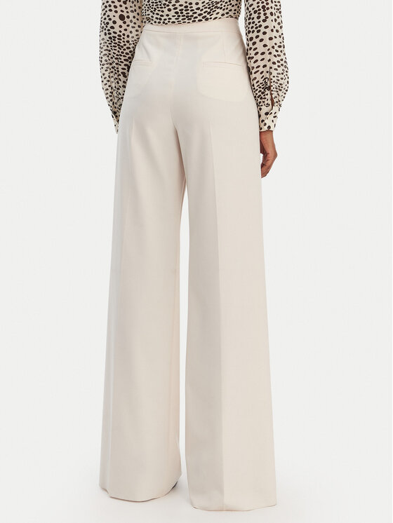 Marella Marella Παντελόνι Palazzo Sequoia 2613131211 Λευκό Wide Leg