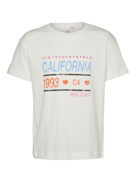 T-shirt 10285182 Bianco Regular Fit