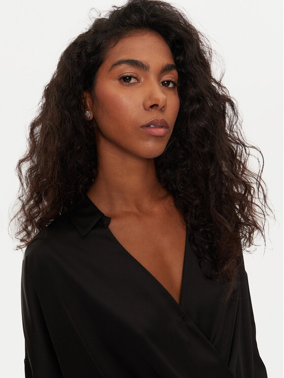 Imperial Imperial Cămașă CJF4IDG Negru Loose Fit