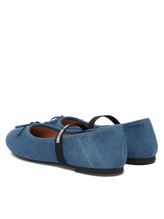 LOVE MOSCHINO LOVE MOSCHINO Baleriny JA11121G1OJO5700 Niebieski