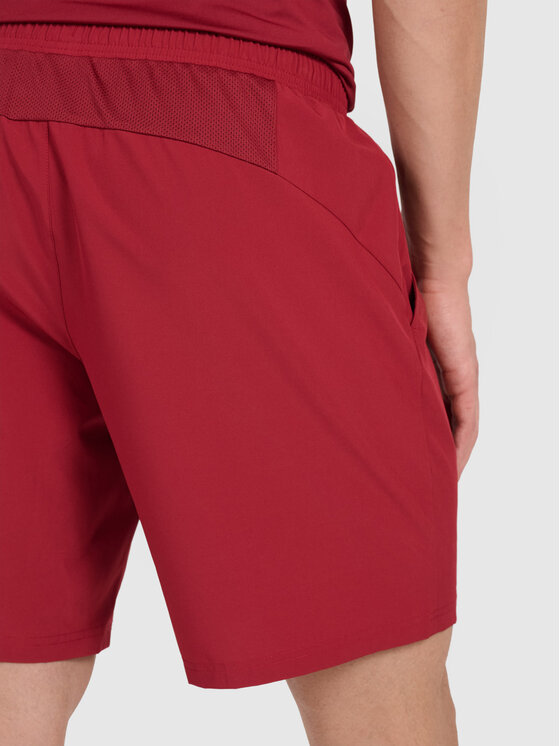 4F 4F Szorty sportowe MULTI ACTIVE Czerwony ciemny Regular Fit