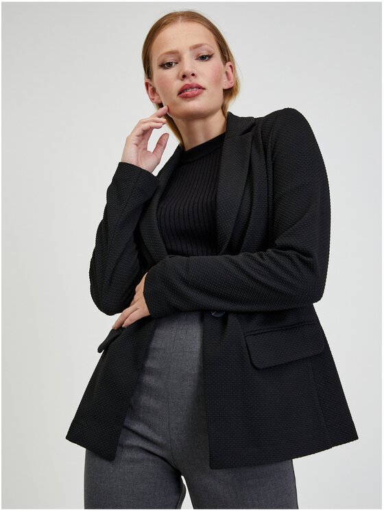 Marynarka Orsay, Rozmiar 36, Czarny, 482451-660000//34