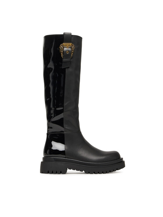 Versace Jeans Couture Kozaki 79VA3S65 Czarny