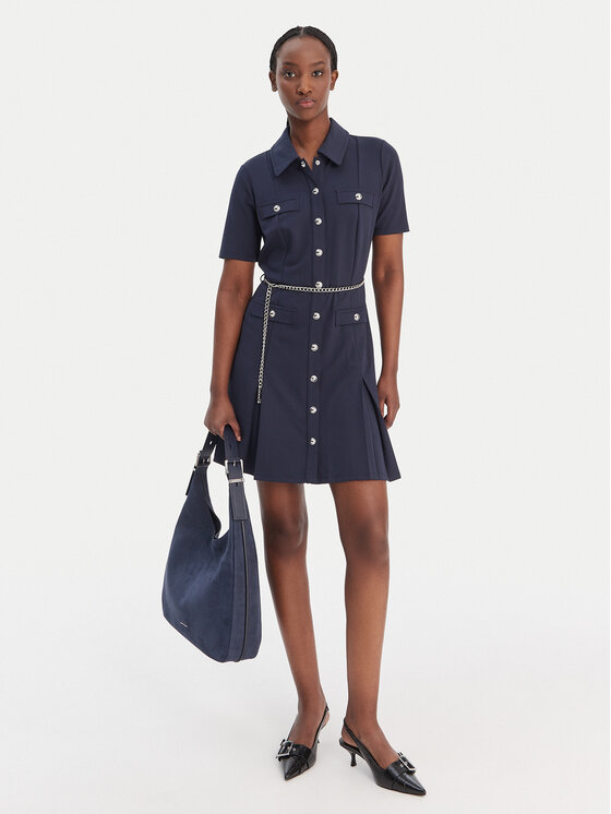 MICHAEL Michael Kors MICHAEL Michael Kors Vestito chemisier MR683BX667 Blu scuro Regular Fit