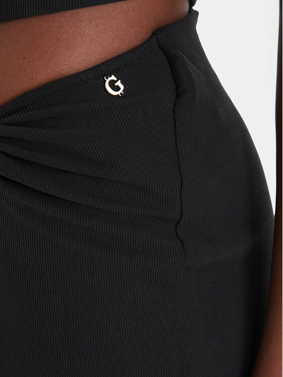 Guess Guess Maxi sukně W6GD15 K2936 Černá Slim Fit