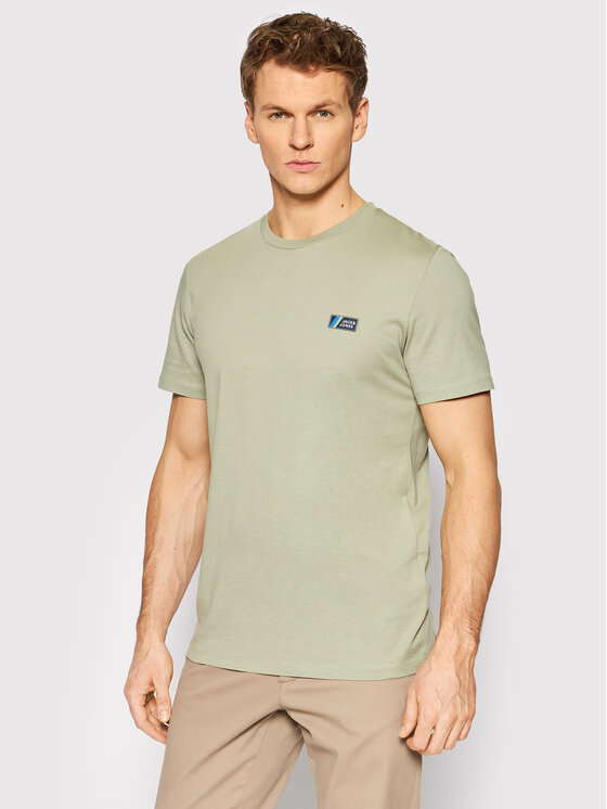 T-shirt Jake 12208432 Verde Regular Fit