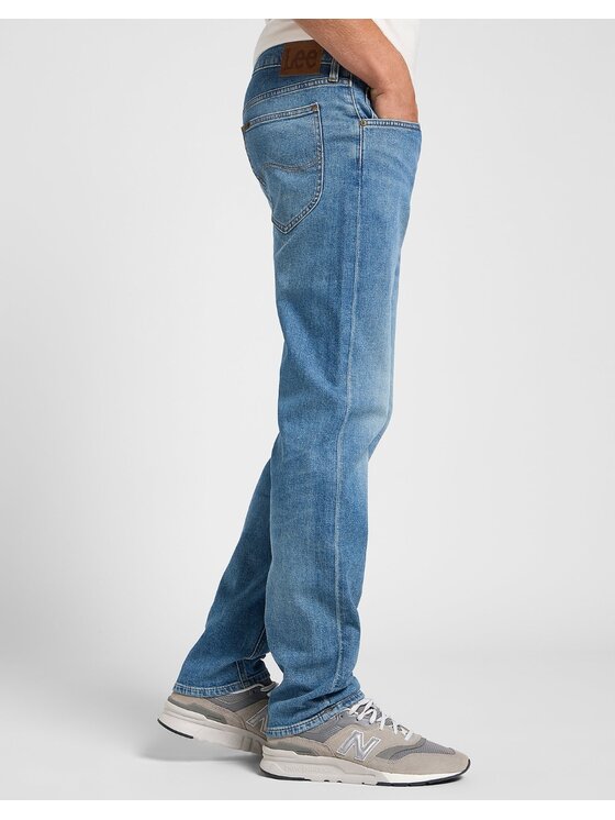 Lee Lee Jeansy Daren Zip Fly Niebieski Regular Fit